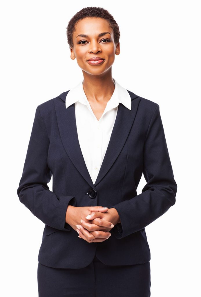 Woman in business suit