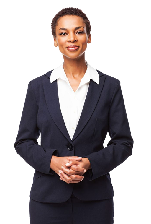 Woman in business suit